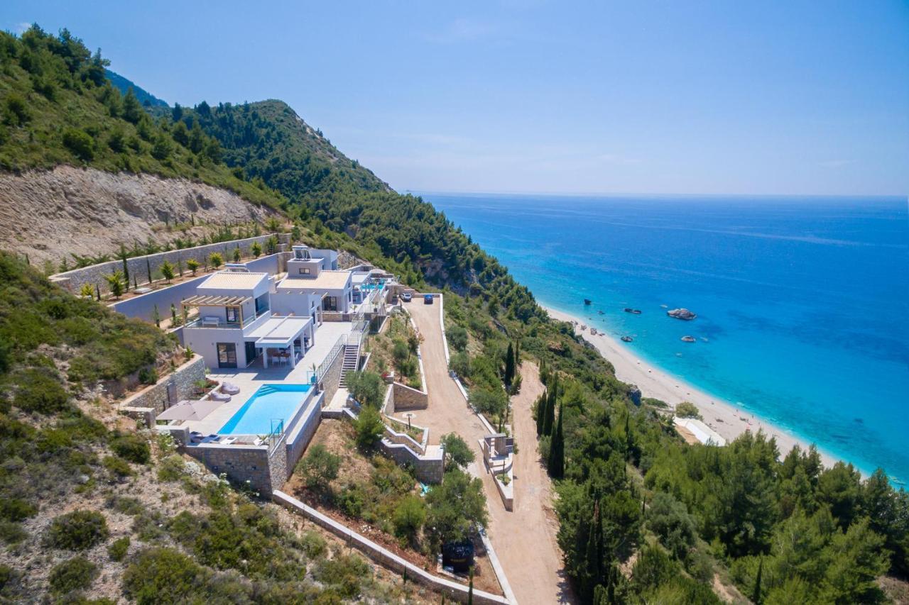 Kathisma Bay Villas - Luxury Villas - Villa Helios Каламици Экстерьер фото