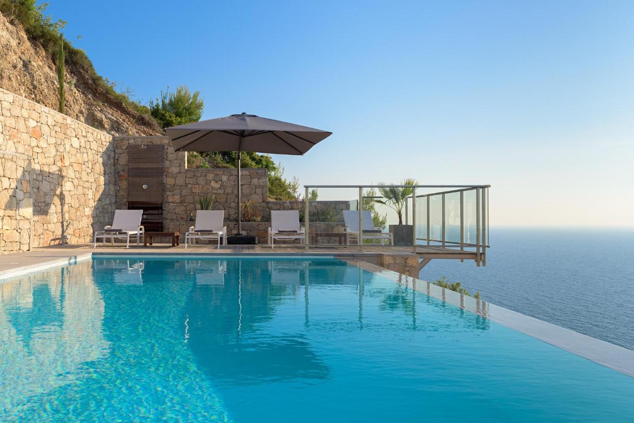 Kathisma Bay Villas - Luxury Villas - Villa Helios Каламици Экстерьер фото